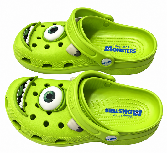 Crocs Monstres & Cie – Bob Razowski Vert Œil 3D